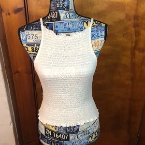 👑 Gaze Textured Tank Top L NWT